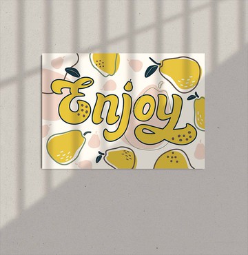 Enjoy 營養學 | 廚房餐廳居家辦公裝飾 | 畫捲筒/ 空間設計 | DIY