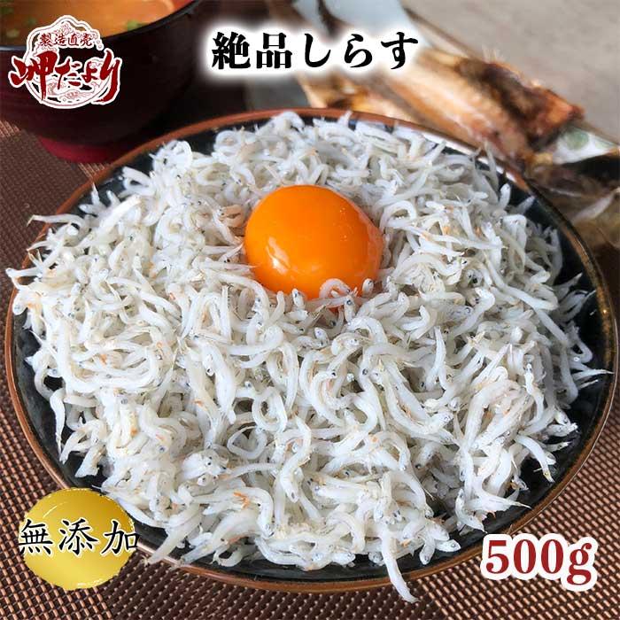 送料無料 しらす (ちりめん) ５００g (愛知県産)