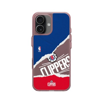 iPhone 17 Clear (相機按鈕) 晶醺玫 - NBA - 熱血系列-洛杉磯快艇 L.A Clippers - Sweat and Tears