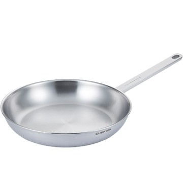 CHEFWIN 電磁爐適用 316不鏽鋼5層平底鍋  1個  24cm