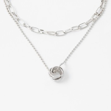 【Bonny & Read】 巴納德環鎖骨鍊 / 2色 / 韓國飾品 【全現貨賣場】