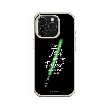 iPhone 16 Pro SolidX 貝殼灰 - 迪士尼-星際大戰 Star Wars - 絕地武士-光劍系列