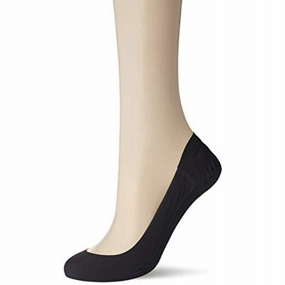 アツギ フットカバー Maison relaxy (メゾンリラクシー) 浅ばき パイルクッション付き レディース VXN2183 ブラック