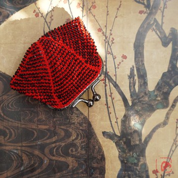 Ba-ba 手工珠編鉤織口金包 No.2023