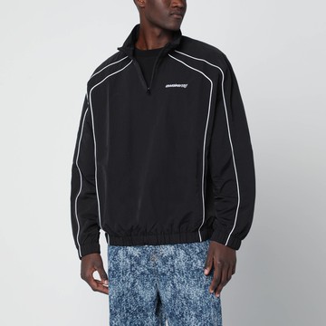 Black jacket with zip collar