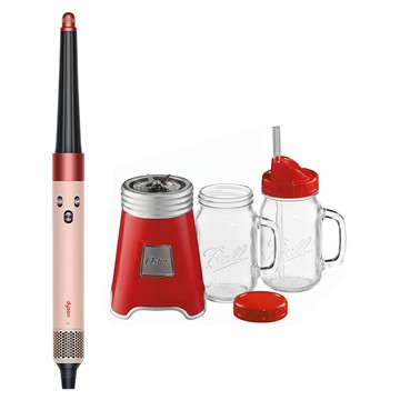 dyson 戴森 HS08 多功能造型器 山櫻粉 + OSTER BALL 隨鮮瓶果汁機 無線藍牙連接 個人化美髮APP輕鬆打造完美造型  599496-01