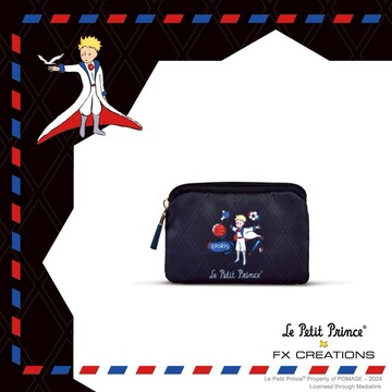 生日幸運禮✨【小王子Le Petit Prince聯名款】環遊法國-票卡零錢包-黑