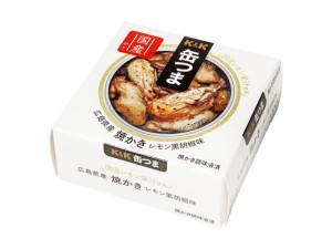  缶つま 広島県産 焼かきレモン黒胡椒味 70g ｘ6個_5セット