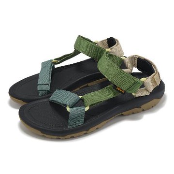 US8=26CM Teva 水陸機能涼鞋 M Hurricane XLT2 男鞋 綠 藍 魔鬼氈 快乾 戶外 織帶 休閒鞋 1019234RTMLT