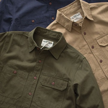 秋季新款新款休閒百搭寬鬆上衣男時尚潮流翻領素色氣質襯衫男