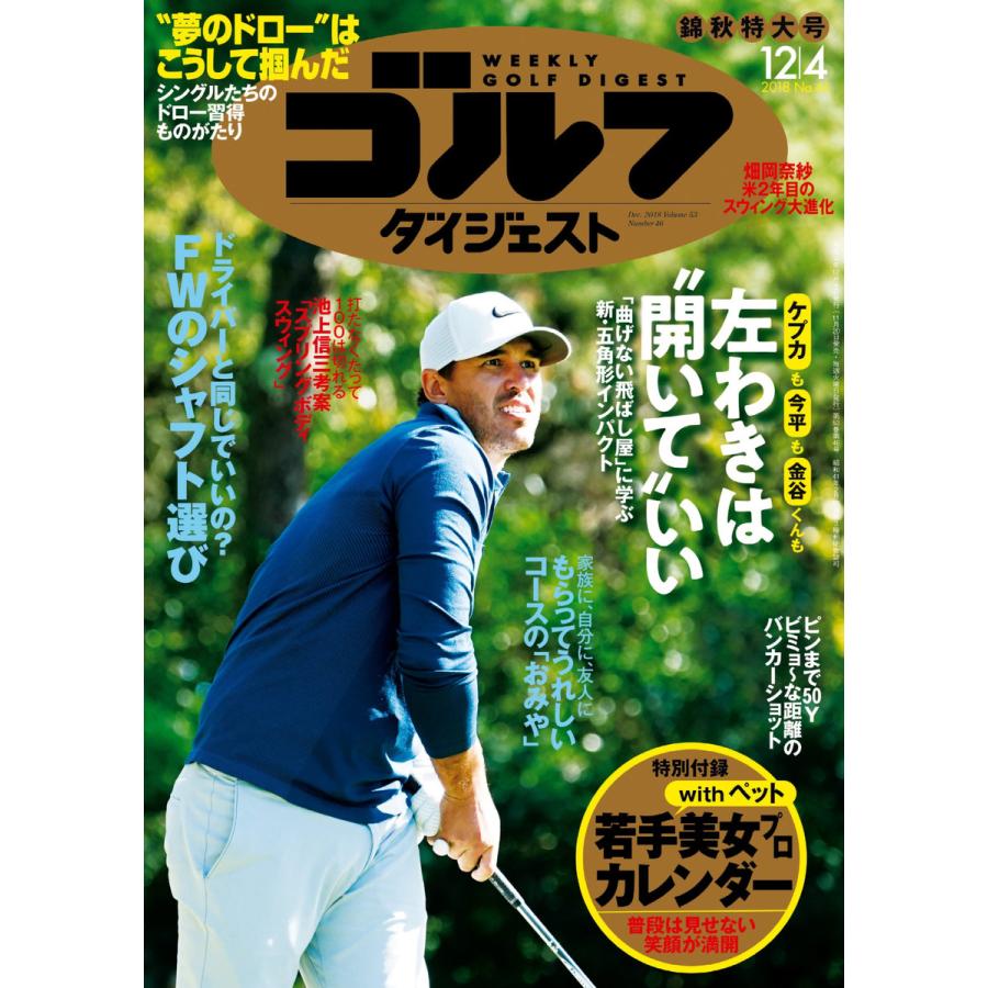 週刊ゴルフダイジェスト 2018年12月4日号 電子書籍版   週刊ゴルフダイジェスト編集部