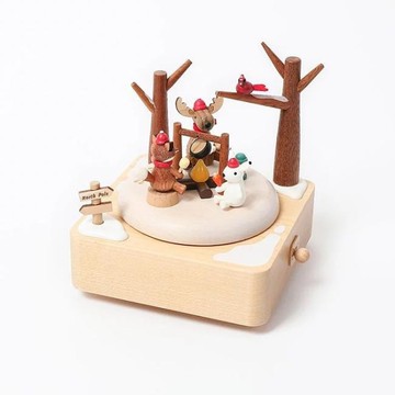 知音Jean 轉盤音樂鈴-冬日野營