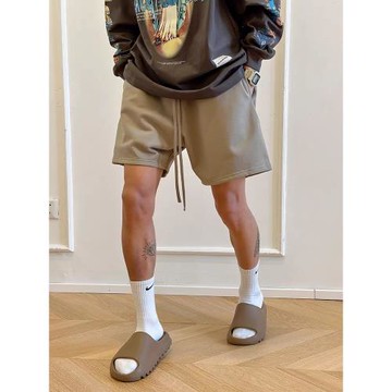 美式設計感高街夏季休閑運動短褲男寬松潮牌純棉情侶籃球五分褲潮