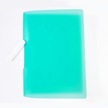 HFPWP 台灣製 環保無毒 A4果凍色文件夾 10入  綠色  1組