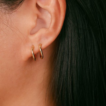 s925銀日韓系時尚簡約耳飾 通勤耳環 易扣耳環 防敏感銀耳環