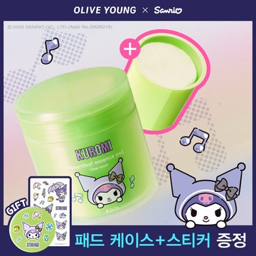 [Sanrio EDITION] Abib Heartleaf Essence Pad Clear Touch 70P Refill (2 Options)