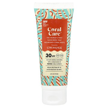 Stream2Sea, Coral Care™ 抗曬霜，SPF 30，2.5 液量盎司（75 毫升）