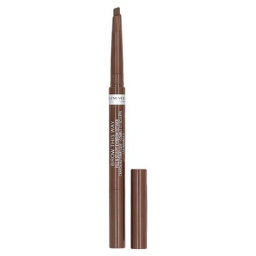 Rimmel London, Brow This Way，填色和塑形眉筆，中褐色，0.008 盎司（0.25 克）