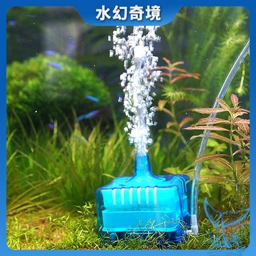 【水幻奇境】迷你水妖精 氣動過濾小魚缸低水位過濾器 清潔糞便吸便器 水族箱吸魚便 強制吸便器氣動式過濾器