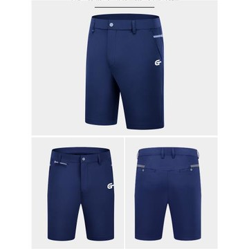 高爾夫短褲男夏季薄款彈力透氣速干免燙golf男褲戶外運動五分褲