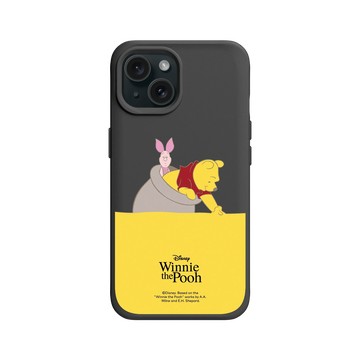 iPhone 15 SolidX 黑 - 迪士尼-小熊維尼 Disney Winnie The Pooh - 蜂蜜冒險