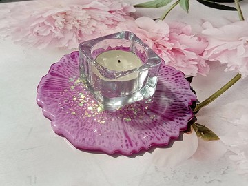 創意燭台 | 杯墊 | 手工樹脂杯墊