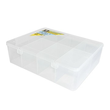 化妝收納 看的見8格收納盒/零件盒/分類盒(1入)