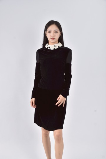 (S) laicarfore透膚黑色套裝