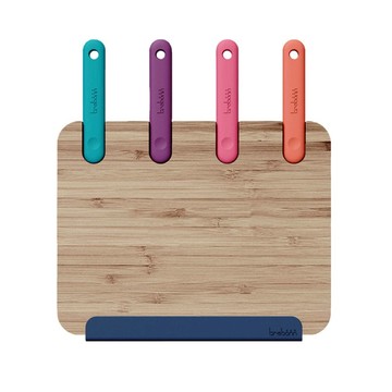 4入刀具+砧板收納組 刀具+砧板組