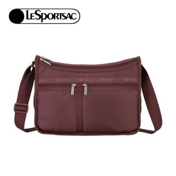 Lesportsac Deluxe Everyday Bag 經典奢華斜背包 側背包 通勤旅行包 新春換新 送禮 女包 男包-櫻桃紅