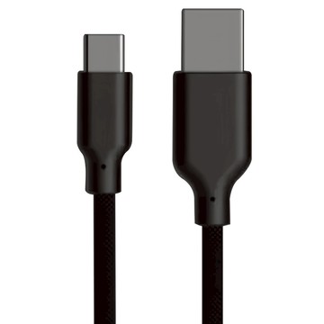 ALLite EASY CABLE 60W快充磁吸收納編織快充線 USB-A to USB-C 480Mbps數據傳輸  1m  沉穩黑  1條