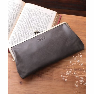 長財布 レディース がま口財布 ロングウォレット スリム 薄い 本革 モストロレザー 牛革 日本製 Nafka ナフカ Nfk 704 通販 Lineポイント最大get Lineショッピング