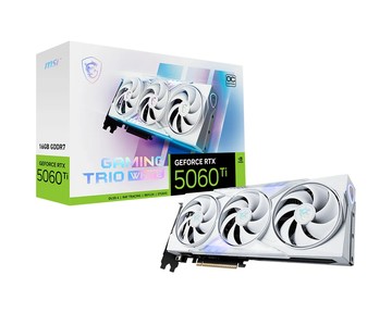 【蝦皮直營】微星 RTX5060Ti 16G GAMING TRIO OC WHITE 廠商直送