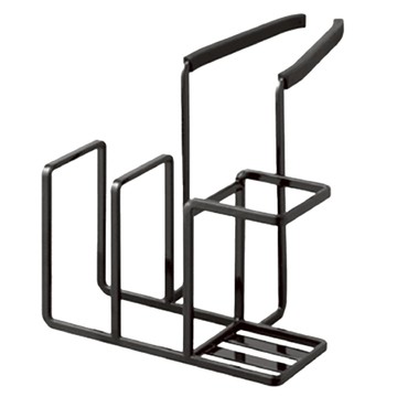 AHOYE 日系廚房置物水槽收納架  黑色  1個