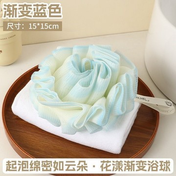 【臺灣出貨 免運】柔軟玫瑰沐浴球大號加大浴花沐浴起泡豐富柔軟親膚洗澡神器高顏值