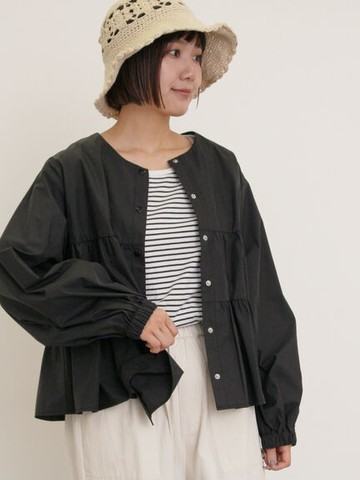 甜美感澎袖設計分層式外套(0F000551610) - Samansa Mos2