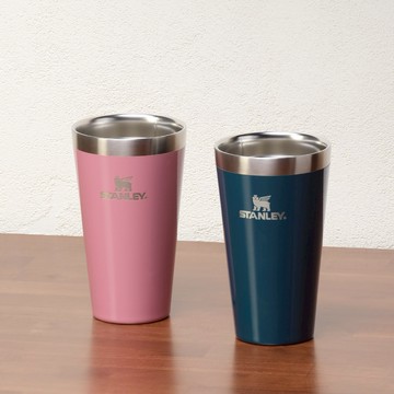 【STANLEY】 真空不銹鋼 品脫杯 0.47L / 璀璨綠 / 璀璨粉 (2入組)