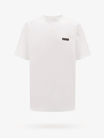 Cotton t-shirt with logo patch - BERLUTI - gender_Man
