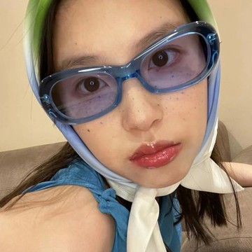 歐美小框橢圓形眼鏡潮變裝復古街拍嘻哈墨鏡女時髦搞怪太陽眼鏡男