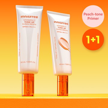 INNISFREE Vita C Tone Up Sunscreen 50ml 1+1 Set