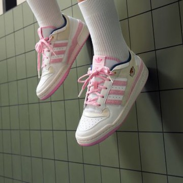 【adidas 愛迪達】 DISNEY FORUM LOW 運動休閒鞋 復古籃球 女鞋 - Originals KH5900