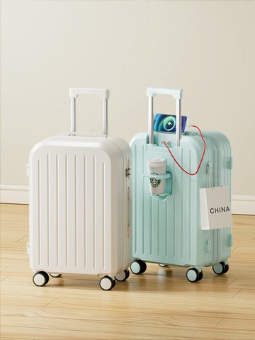 【台灣公司 可開發票】行李箱拉桿箱2024新款女20寸小行登機箱靜音萬向輪密碼箱旅行箱男