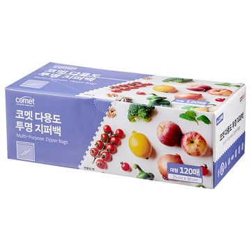 comet 多功能透明密封袋  大(L)  120個  1盒