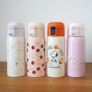 日本skater庫洛米可愛保溫水杯350ml  輕量便攜學生保冷直飲杯