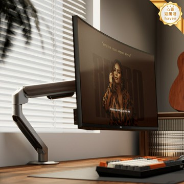 【免打孔升降】顯示器支架 電腦支架 屏幕支架 機械臂 增高架 桌面支架 顯示器增高架 鋁合金材質 多角度調節 適用10-27英寸顯示器