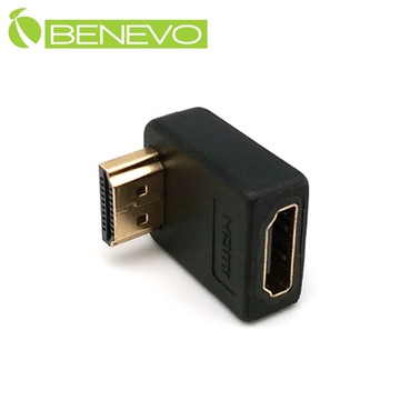 BENEVO下彎短版 HDMI1.4 鍍金版公對母轉接頭