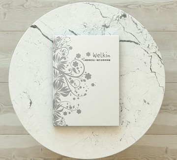 洛可可草莓WELKIN手工書/筆記本/手帳/日記-復刻系列-蔓延小圓花