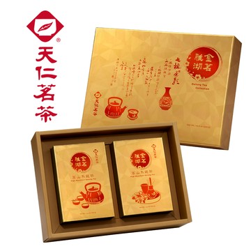 【天仁茗茶】金茗雅沏茶葉禮盒-附提袋300g