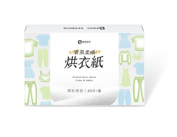 綠綠好日 香氛柔順烘衣紙