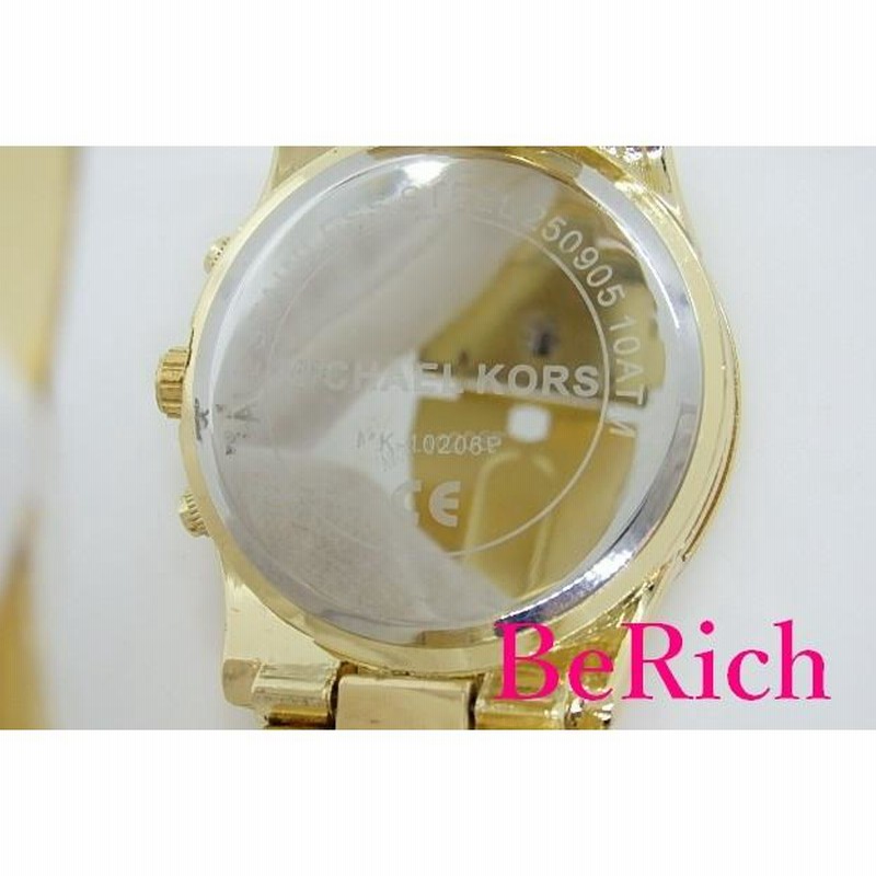 マイケルコース MICHAEL KORS クロノグラフ メンズ 腕時計 ゴールド  